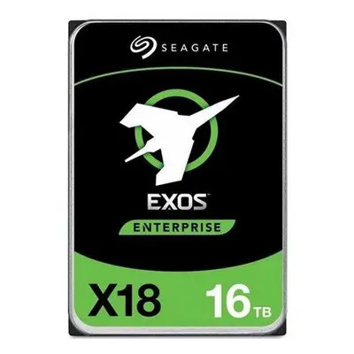 Seagate Exos X18 ST16000NM001J - Pevný disk - šifrovaný - 16 TB - interní - SATA 6Gb/s - 7200 ot