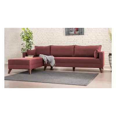 Atelier del Sofa Corner Sofa Bella Corner Sofa Left 1 - Claret Red