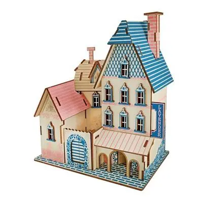 Woodcraft Dřevěné 3D puzzle Vila PACA