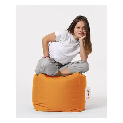 Atelier del Sofa Garden Pouffe Square Pouf - Orange