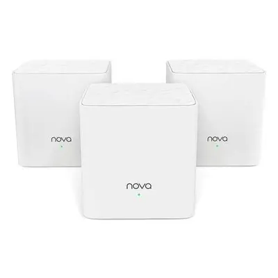 Tenda Nova MW3 (3-pack) WiFi AC1200 Mesh system Dual Band, 2x LAN/WAN, MU-MIMO, SMART aplikace, 