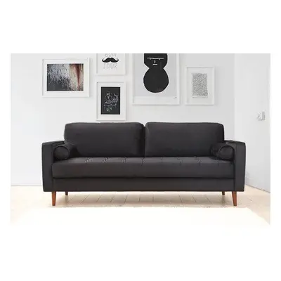 Atelier del Sofa 3-Seat Sofa Rome - Black BlackOak