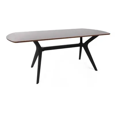 Hanah Home Dining Table Ares - 1043 BrownBlack