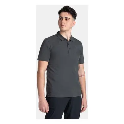 Kilpi Pánské bavlněné polo tričko VILAR-M Černá Velikost: XL, BLK