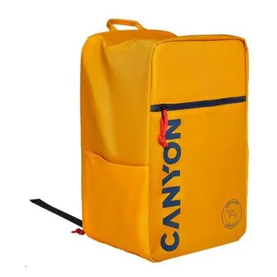 CANYON CSZ-02 batoh pro 15.6" notebook, 20x25x40cm, 20L, příruční zavazadlo, žlutá, CNS-CSZ02YW0