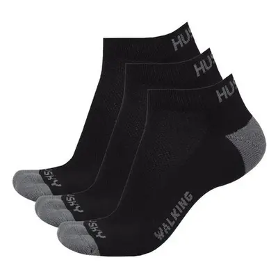 Husky Ponožky Walking 3pack černá XL (45-48), 45 - 48