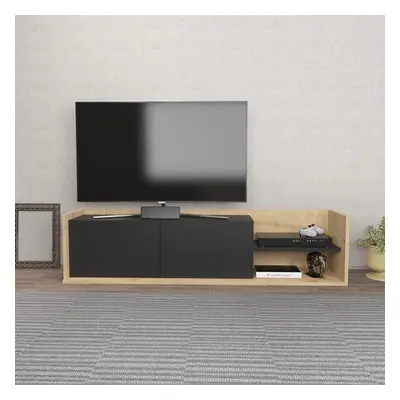 Hanah Home TV Stand Krog - Oak, Anthracite OakAnthracite