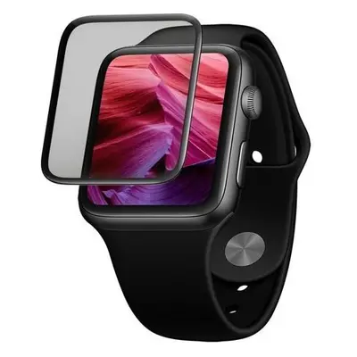 Ochranné tvrzené sklo FIXED 3D Full-Cover pro Apple Watch 40mm s aplikátorem, s lepením přes cel