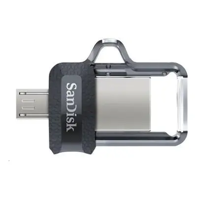 SanDisk Ultra Dual Drive m3.0 32GB / USB 2.0 Typ Micro B / USB 3.0 Typ-A / šedá, SDDD3-032G-G46