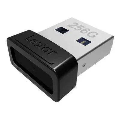 Lexar flash disk 256GB - JumpDrive S47 USB 3.1, černé plastové pouzdro, (čtení: až 250MB/s), LJD