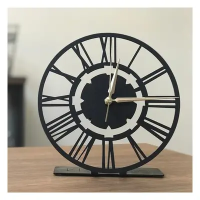 Aberto Design Decorative Clock Net Pod Black