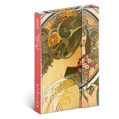 Týdenní magnetický diář Alfons Mucha 2025