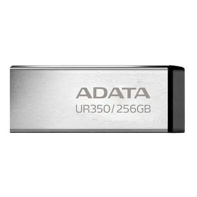 ADATA Flash Disk 256GB UR350, USB 3.2, stříbrno-černá, UR350-256G-RSR/BK