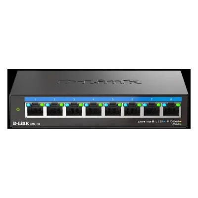 D-Link DMS-108/E 8-port 2.5G Multi-Gigabit QoS IGMP Snooping Switch, DMS-108/E