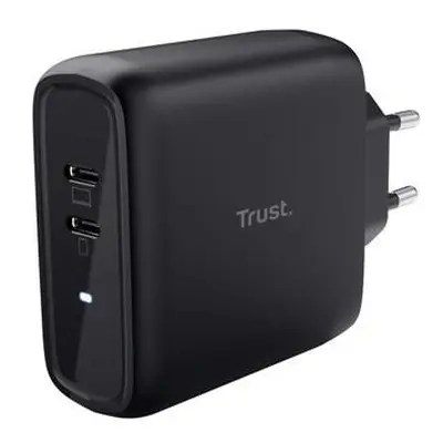 TRUST MAXO 65W 2P USB-C CHARGER BLK; 25380