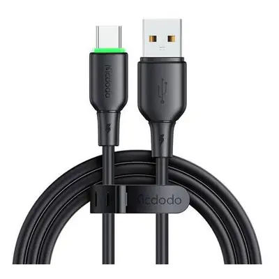 USB to USB-C Cable Mcdodo CA-4751 with LED light 1.2m (black)