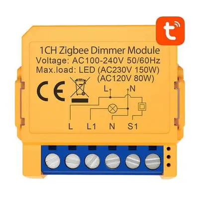 Chytrý zásuvkový spínač ZigBee Avatto ZDMS16-2 TUYA