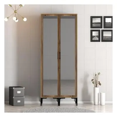 Hanah Home Wardrobe Kumsal RR - Walnut