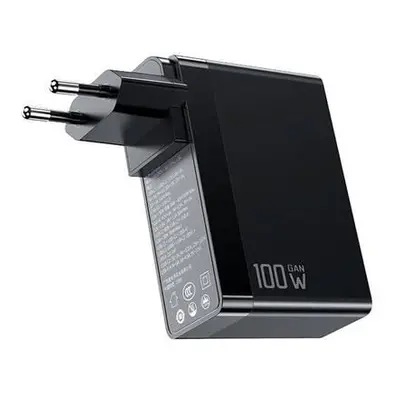 GaN Mcdodo CH-8101 Pro univerzální cestovní nabíječka/adaptér UK/US/EU, 100W, 2xUSB-C, USB-A (če