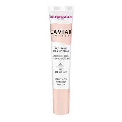 Dermacol Caviar Energy Eye and Lip Cream zpevňující krém na okolí očí a rtů 15 ml