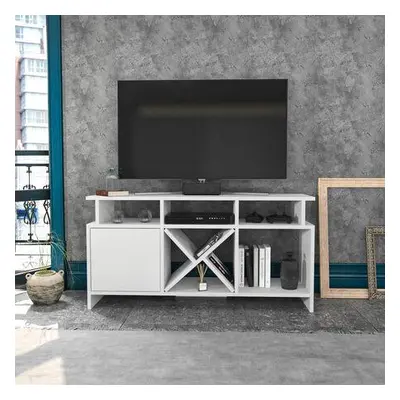 Hanah Home TV Stand Auburn - White