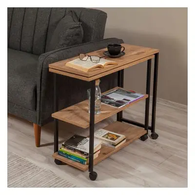 Hanah Home Side Table Melin Atlantic PineBlack