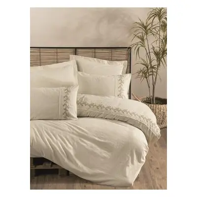 L'essentiel Maison Double Quilt Cover Set Daria Cream