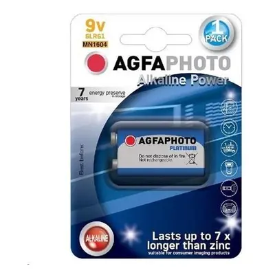 AgfaPhoto Power alkalická baterie 9V, blistr 1ks