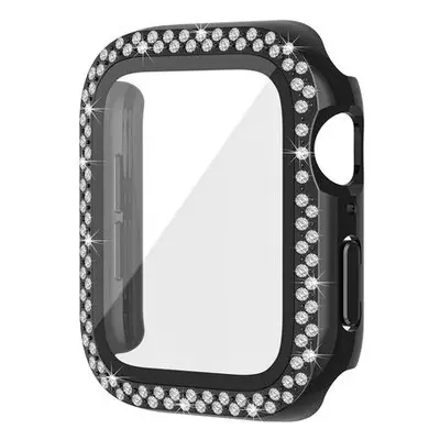 Worryfree Bling Bumper Case Apple Watch 45mm,Black