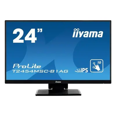 24" iiyama T2454MSC-B1AG - IPS,FullHD,5ms,250cd/m2, 1000:1,16:9,VGA,HDMI,repro., T2454MSC-B1AG