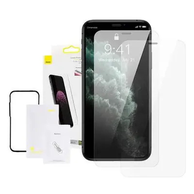 Baseus 0,3mm celoskleněná fólie z tvrzeného skla (balení 2ks) pro iPhone XR/11 6,1 palce