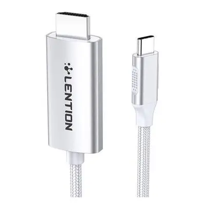 Lention Kabel USB-C na 4K60Hz HDMI, 3 m (stříbrný)