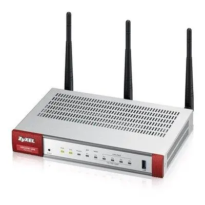 ZyXEL USG20W-VPN Wireless AC Firewall, 10x VPN (IPSec/L2TP), 5x SSL, 1x WAN, 1x SFP, 4x LAN/DMZ,