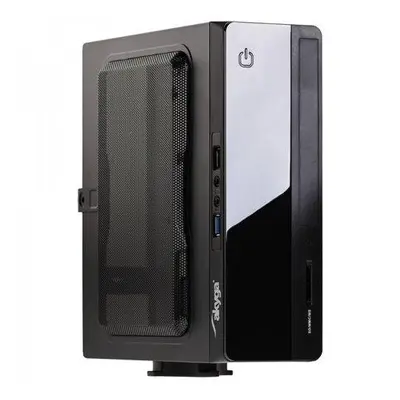 Akyga PC skříň mini ITX 1xUSB3.0 s PC zdrojem 150W, AK-101-01BK