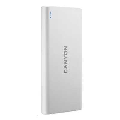 CANYON powerbanka PB-108W,10000mAh Li-pol,Input 5V (MicroUSB/Lightning - Apple),Output 5V (2xUSB