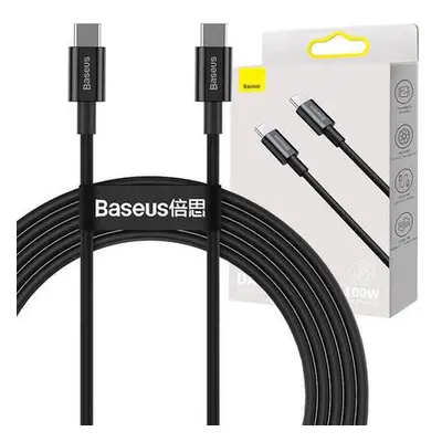 Kabel Baseus Superior Series USB-C na USB-C, 100W, 2m (černý)