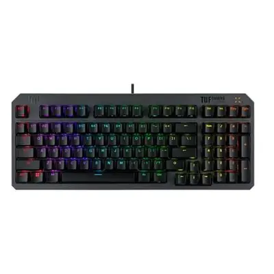 ASUS klávesnice TUF Gaming K3 GEN II, mechanická, CZ/SK, šedá, 90MP0390-BKZA00