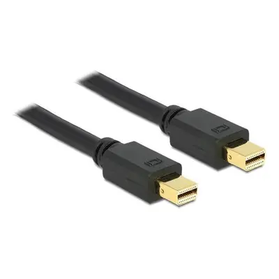 Delock mini Displayport kabel samec - samec 1 m, černý