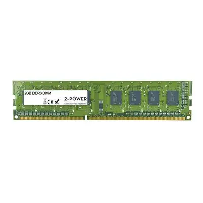 2-Power 2GB PC3-10600U 1333MHz DDR3 CL9 Non-ECC DIMM 2Rx8 ( DOŽIVOTNÍ ZÁRUKA ), MEM2102A