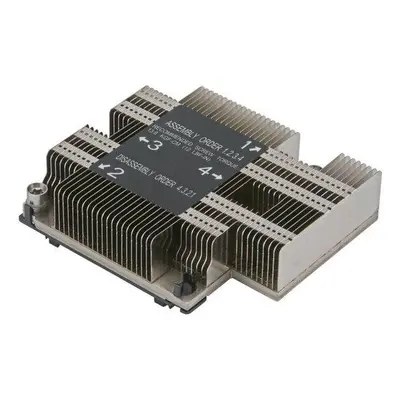 SUPERMICRO X11 Purley Platform CPU Heat Sink for 1U systems, SNK-P0067PD