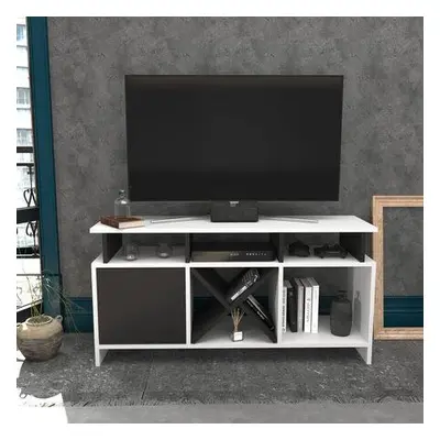 Hanah Home TV Stand Auburn - White, Anthracite WhiteAnthracite