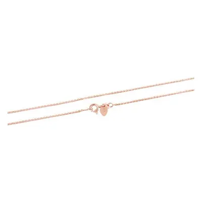 Beneto Exclusive Pozlacený stříbrný řetízek Anker AGS1286-ROSEGOLD 55 cm