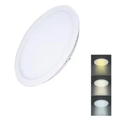 Solight WD146 LED mini panel CCT, podhledový, 6W, 450lm, 3000K, 4000K, 6000K, kulatý