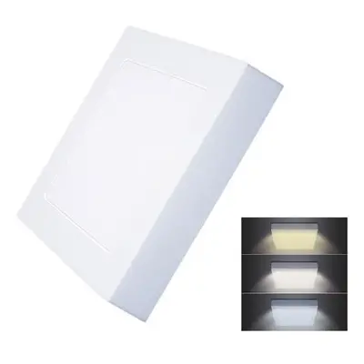 Solight WD171 LED mini panel CCT, přisazený, 12W, 900lm, 3000K, 4000K, 6000K, čtvercový