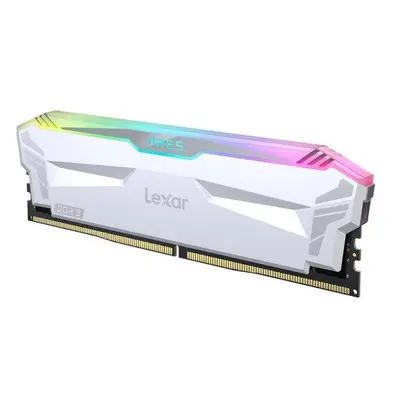 Lexar ARES DDR5 32GB (kit 2x16GB) UDIMM 6400MHz CL32 XMP 3.0 - RGB, Heatsink, bílá, LD5EU016G-R6