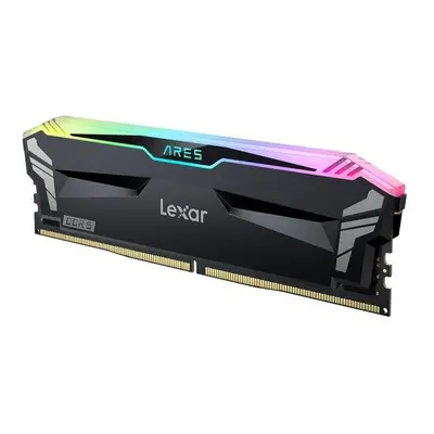 Lexar ARES DDR5 32GB (kit 2x16GB) UDIMM 6400MHz CL32 XMP 3.0 - RGB, Heatsink, černá, LD5EU016G-R