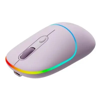 CANYON myš optická bezdrátová MW-22, RGB, 800/1200/1600 dpi, 4 tl, BT+2,4GHz, baterie 650mAh, pe