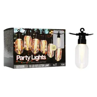 PROGARDEN Světelný řetěz LED PARTY 10 žárovek 9,5m KO-AF5300220