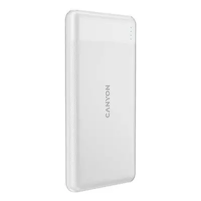 CANYON powerbanka PB-1009W,10 000mAh Li-pol, In USB-C+Lightning-Apple,Out USB-C PD 20W+1xUSB-A Q