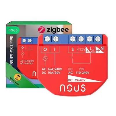 Nous B1Z ZigBee Smart Spínací Modul (1 kanál, bez měření spotřeby)